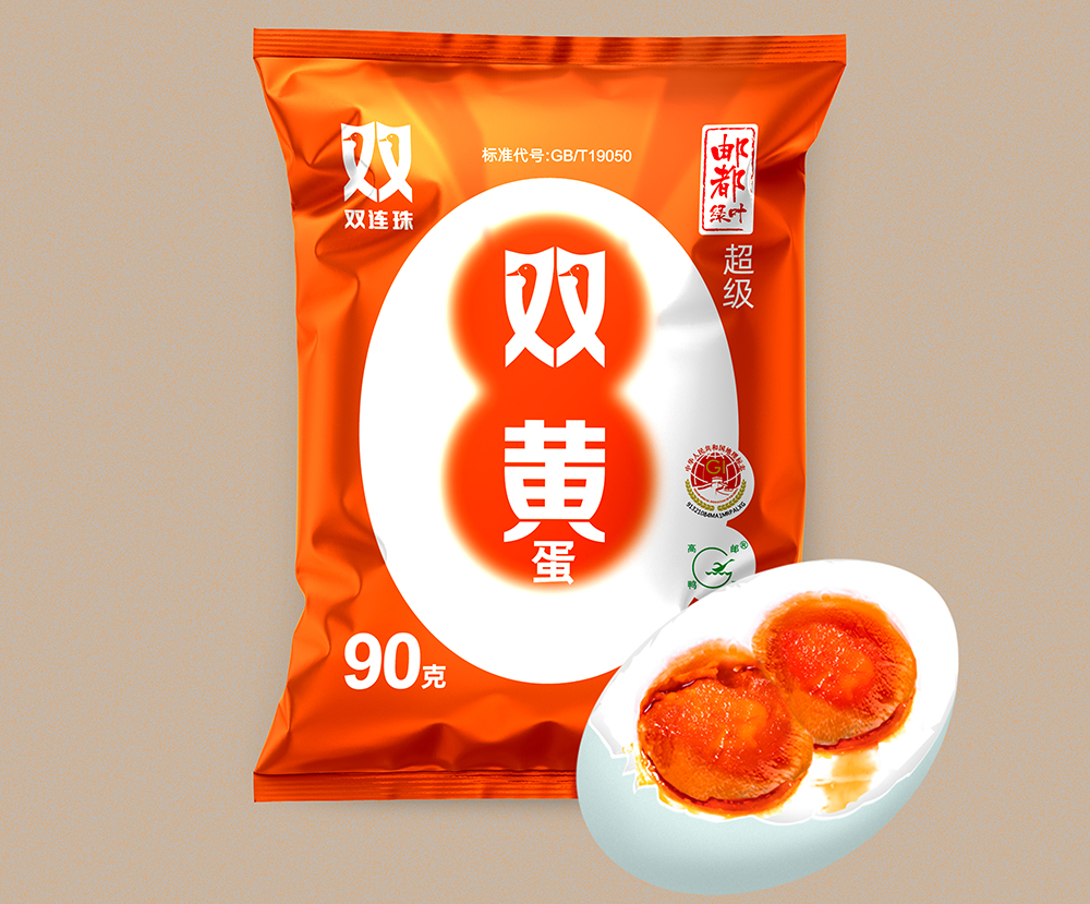 雙連珠品牌高郵雙黃咸鴨蛋